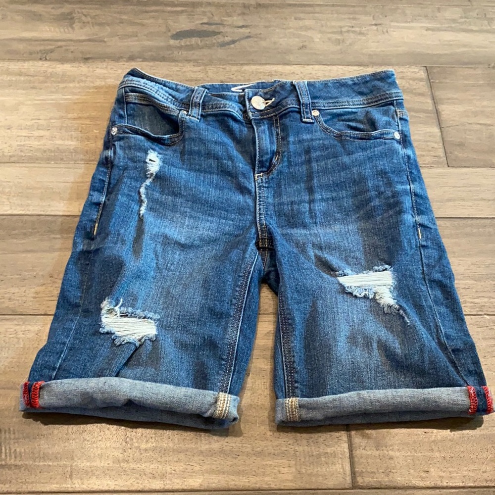 Seven 7 Distressed Capri Jeans Size 4